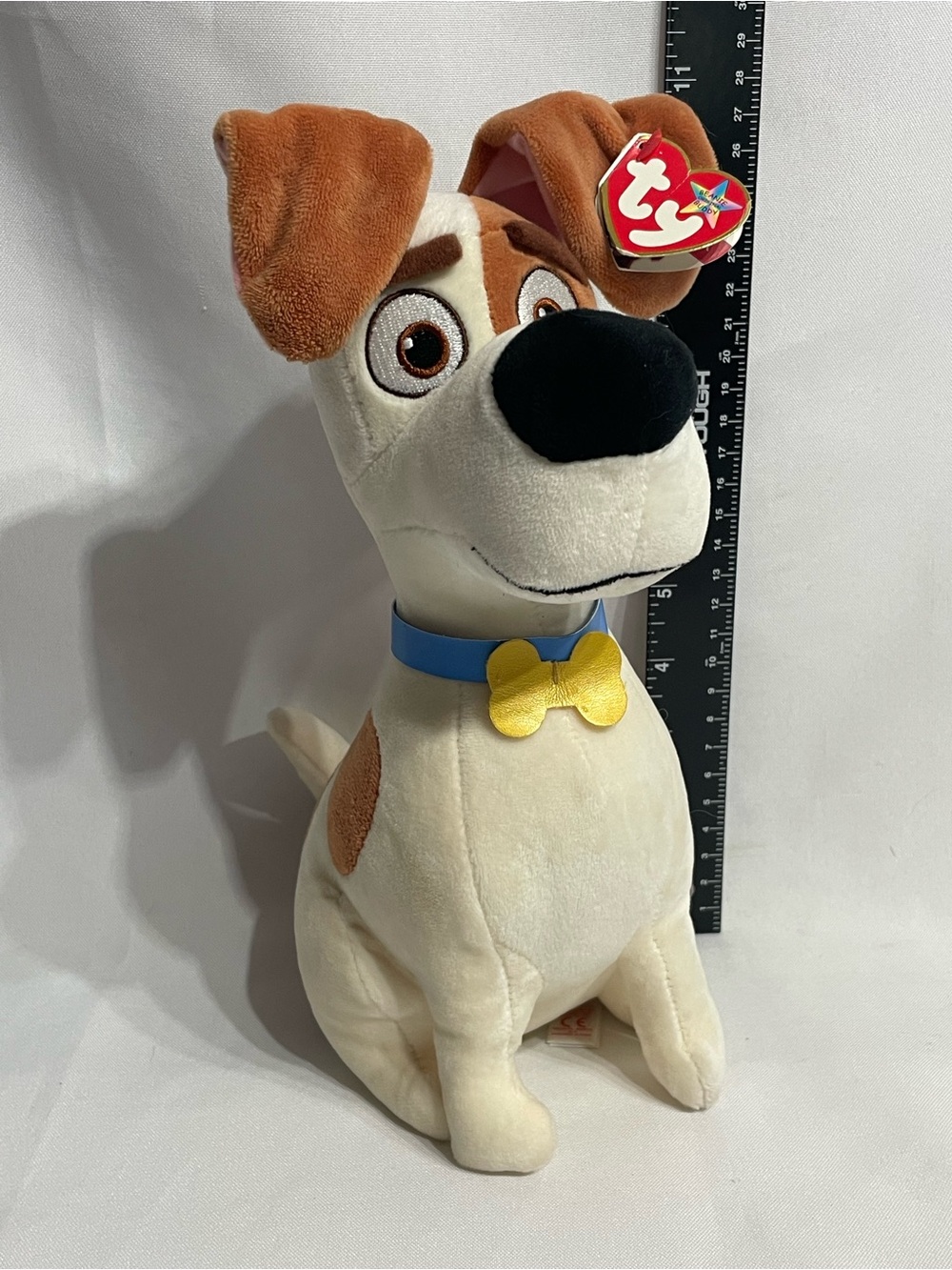 11” Ty Beanie Baby Max Jack Russell terrier plush from The Secret Life of Pets E